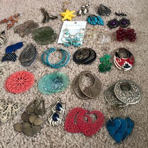 Assortment of earrings